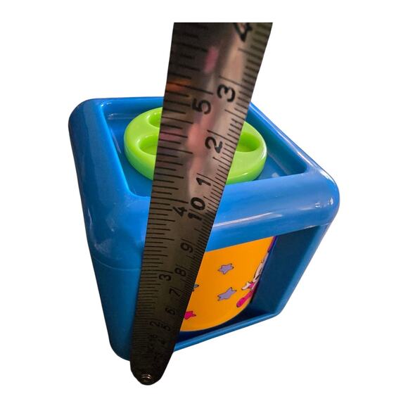 Vintage Disney Babies Plastic Spinning Block Minnie Goofy Daisy & Donald Duck - Picture 4 of 4